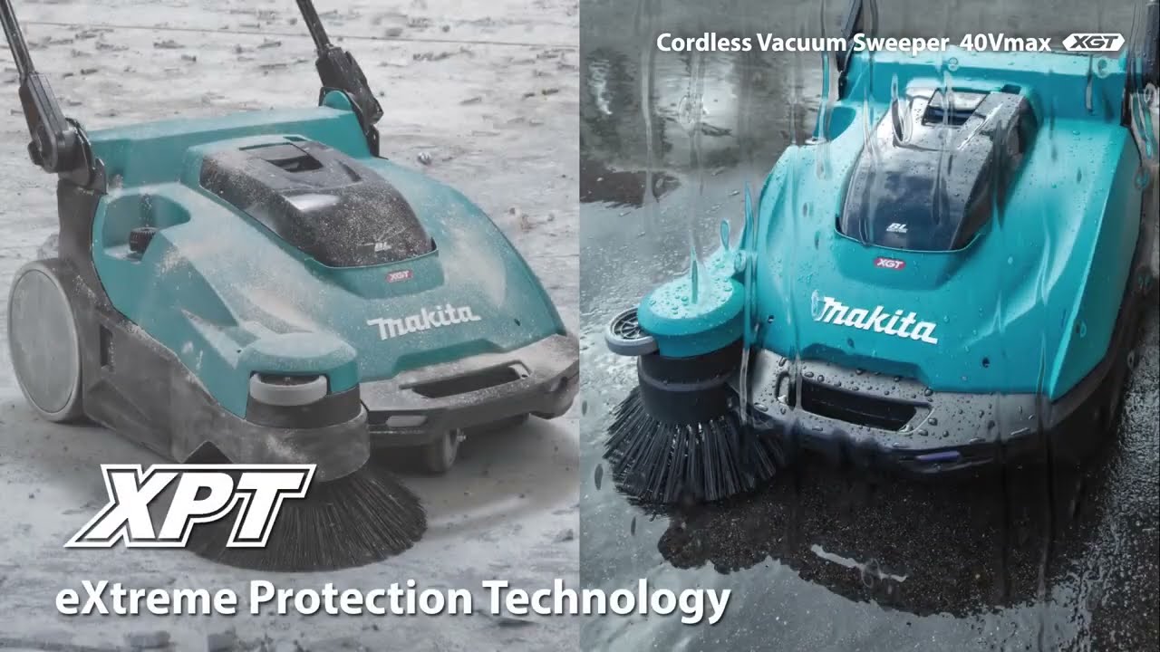 Product Video | Makita VS001G 40V Max Vacuum Sweeper - YouTube