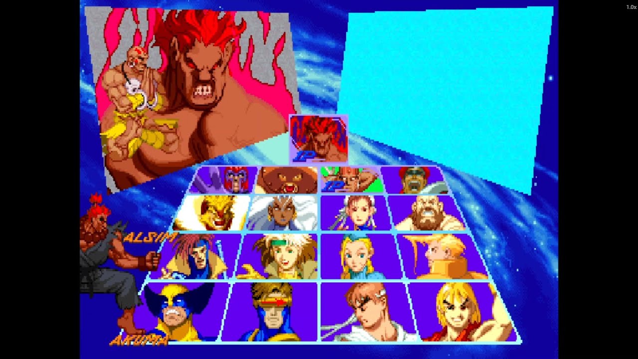 Dhalsim & Akuma Unleash Fire & Fury! | X-Men vs Street Fighter Arcade Gameplay