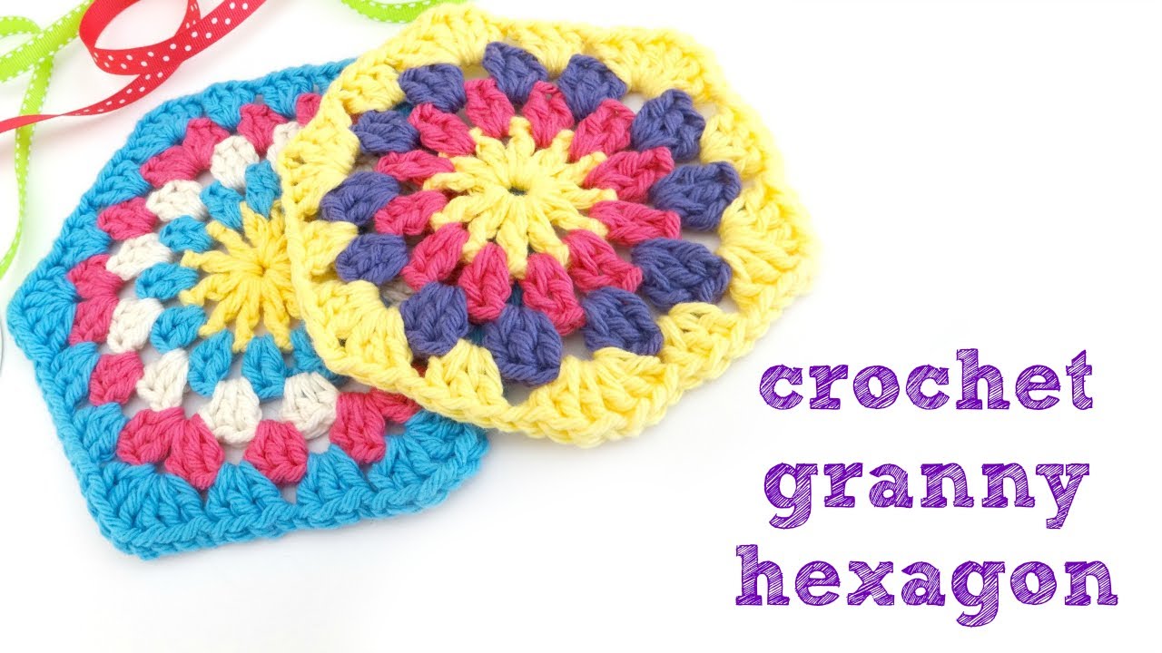 How to Crochet a Granny Hexagon