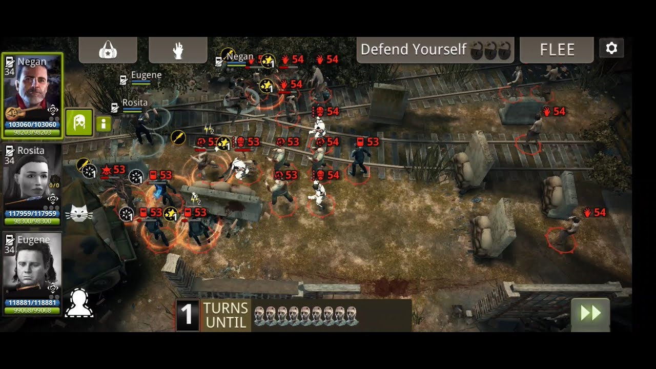 Surrounded round 85 TWD NML （袋のねずみ）_Negan