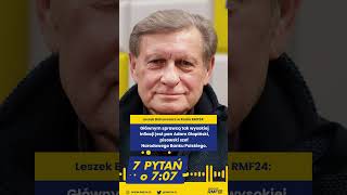 Balcerowicz Głównym Sprawcą Wysokiej Inflacji Jest Adam Glapiński