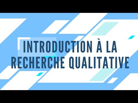 Vidéo: La recherche qualitative explore-t-elle des questions sensibles ?