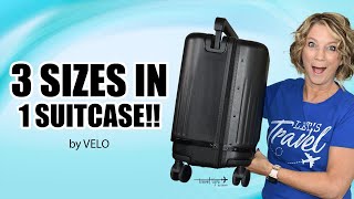 3 Sizes in One Suitcase (by VELO Luggage)