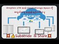 2 Ways to Get Dropbox 2TB Free Cloud Storage Space Easily