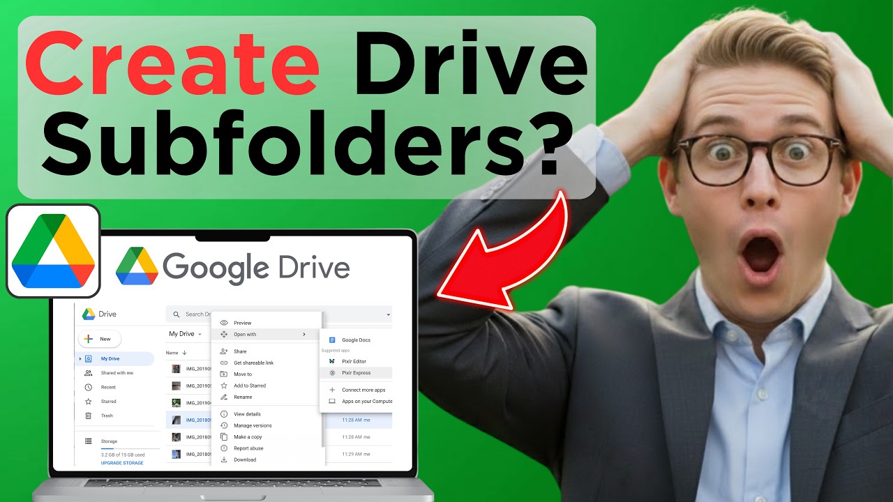 How To Create A Folder And Subfolder In Google Drive (Easy Guide) - YouTube