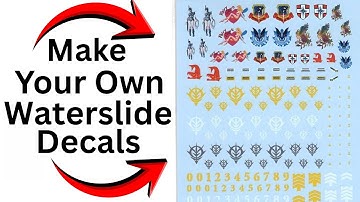 How To Make Your Own Waterslide Decals