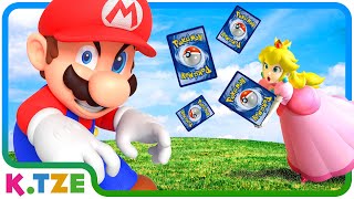 Mario BETRÜGT Peach um POKEMON Karten 😱😡 Super Mario Odyssey Story