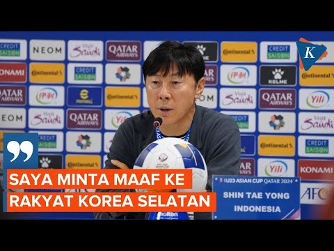 Shin Tae-yong Minta Maaf Usai Mengalahkan Negaranya Sendiri di Piala Asia U23 2024