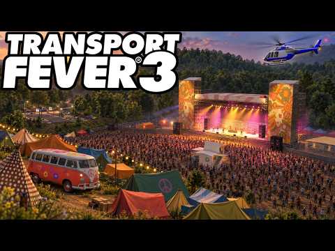 Woodstock: Wir veranstalten das größte Festival aller Zeiten! | Transport Fever 3 Kampagne (04)