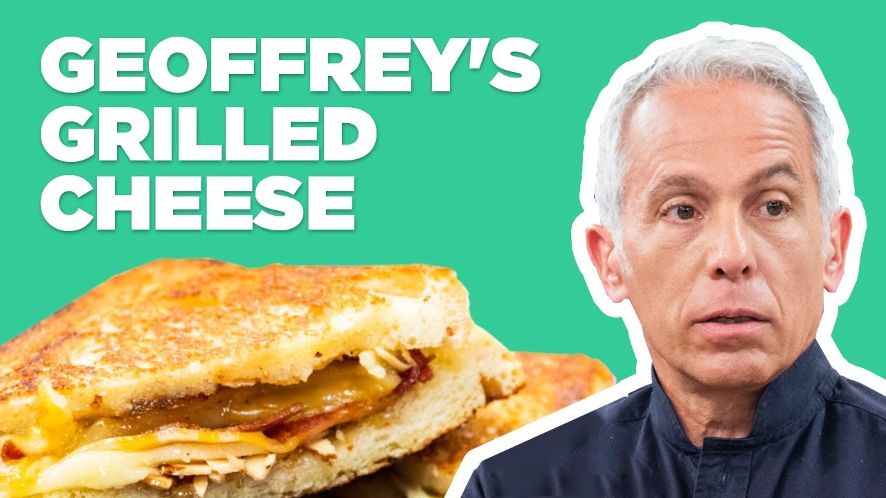 Geoffrey Zakarian Makes Iron Chef Grilled Cheese The Kitchen Food