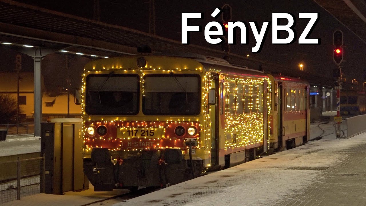 FényBZ Vác és Berkenye állomásokon, a szezon utolsó napján 2026.01.13.