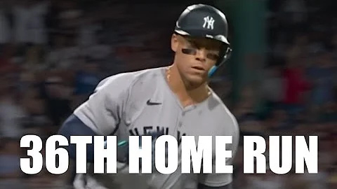 Aaron Judge Hits a 470 ft Home Run for His 36th of the Season!!