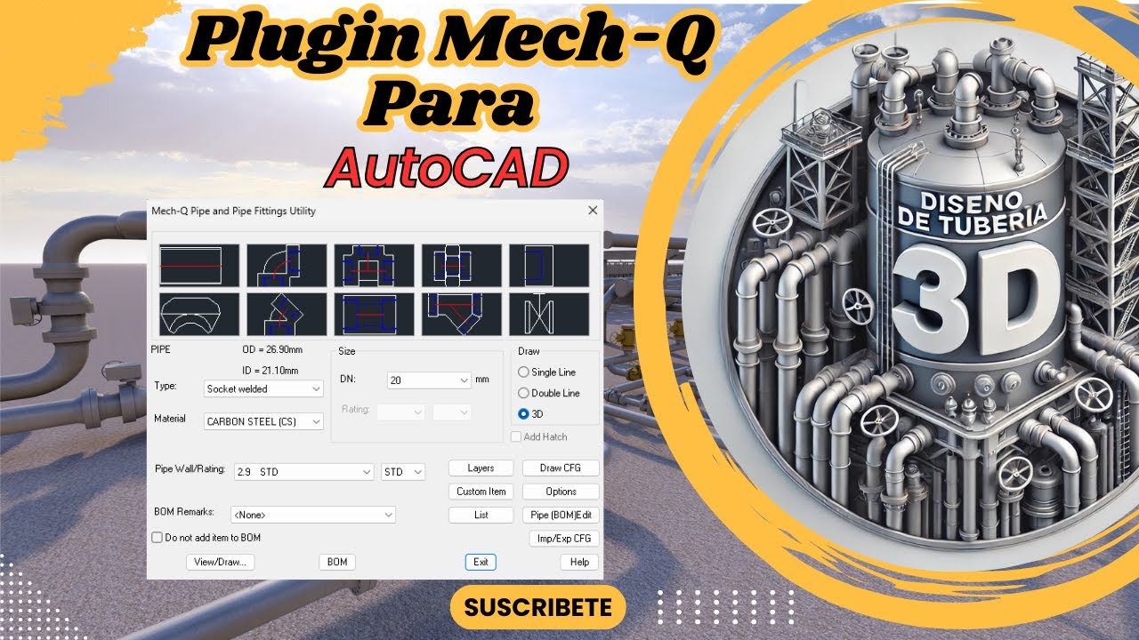 Los Mejores Plugin PHYTON En AutoCAD Plant 3D - YouTube