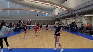 Elite 17 Pittsburgh ECC DAY 3 MATCH 1 SET 2 27-25 W 2023 H