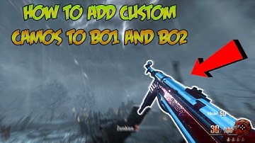 HOW TO ADD CUSTOM CAMOS TO BO1 & BO2 (PLUTONIUM)