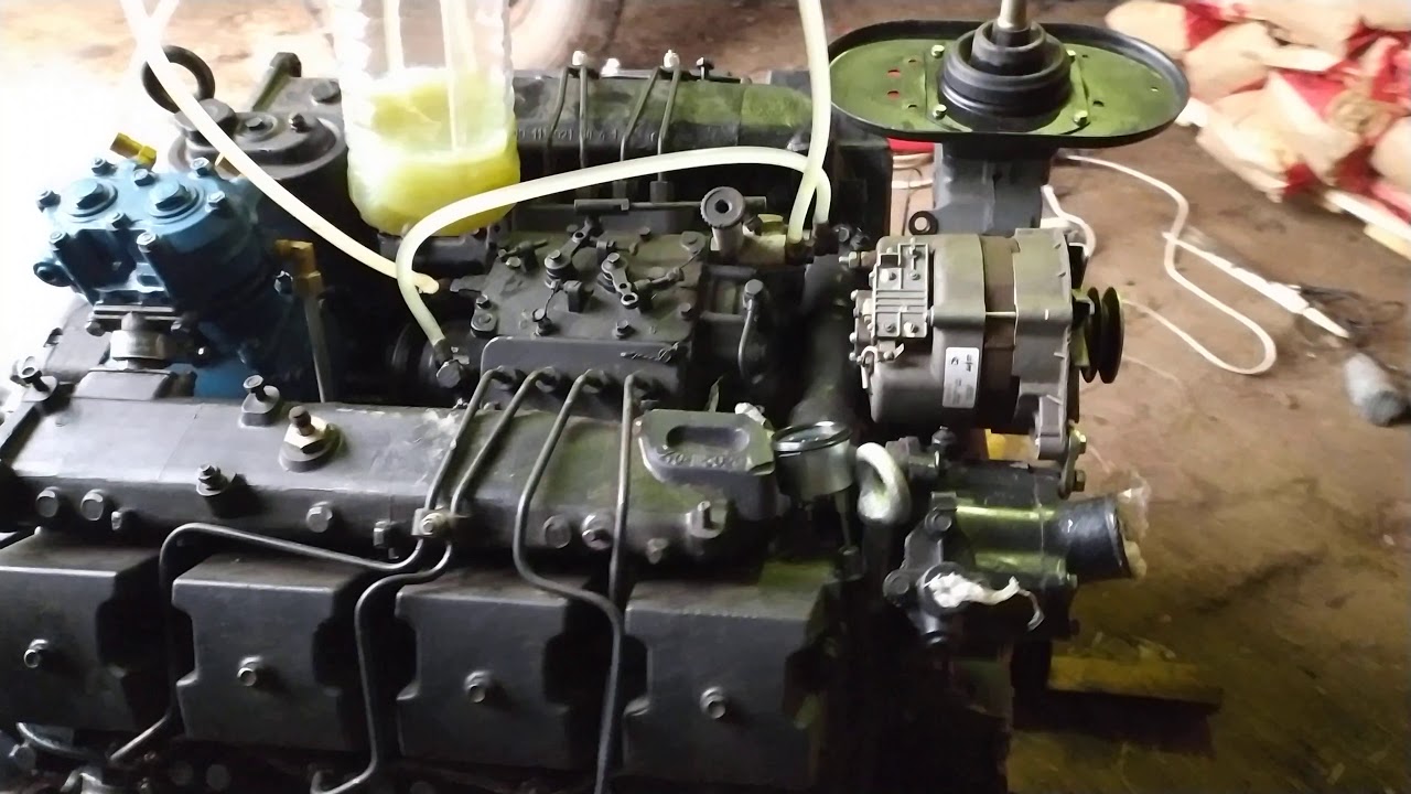 Снятие двигателя газ 66
