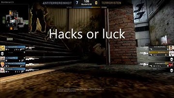 CS GO Luck or Hack AWP WALLBANG
