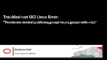 Troubleshoot the OCI Linux error 