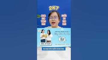 2007 chưa học tiếng Hàn có đi du học Hàn Quốc được không? #shorts