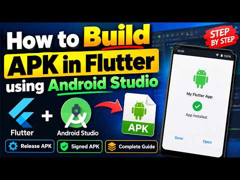 Flutter APK Kaise Banaye 2027 🚀 | Android Studio Se APK Build Kare