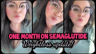 Weight loss update! One month on Wegovy/Semaglutide injections!