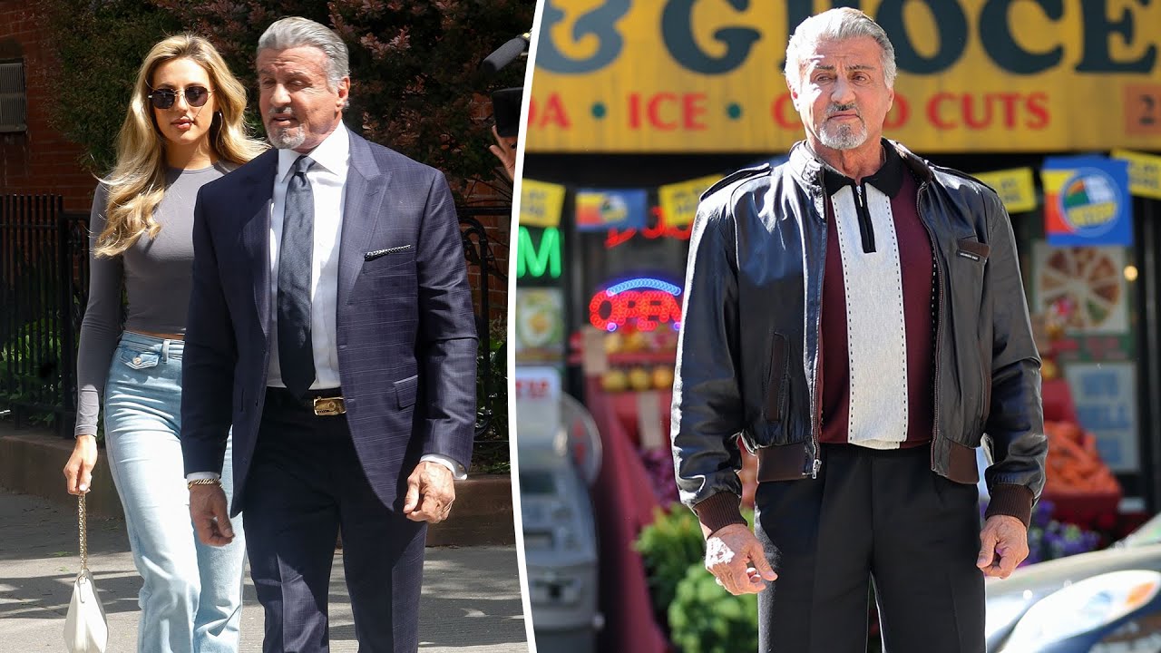 Sylvester Stallone Spends Time with Daughter Sophia While Filming Tulsa