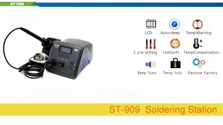 Atten St-909 Digital Soldering Station Industrial-Grade Precision For Manufacturing Excellence