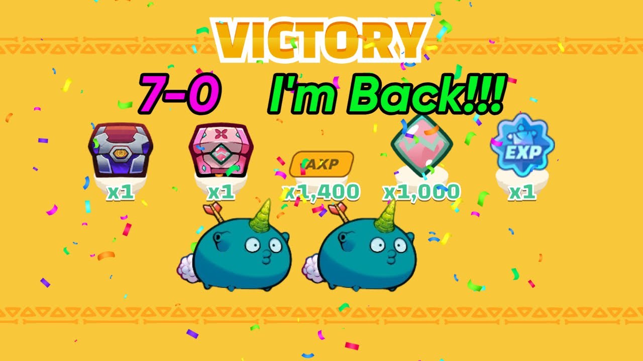I’m Back! 7-0 Cursed Coliseum Run | Axie Classic