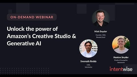 Unlock the power of Amazon’s Creative Studio & Generative AI