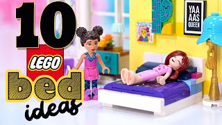 How to build LEGO beds 🛏 10 different designs | DIY tutorial screenshot 5