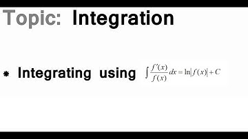 AS/A-Level Maths Integration - Integration of f