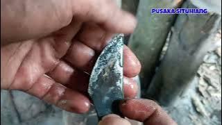 cara membuat pisau raut layangan potongan golok bekas