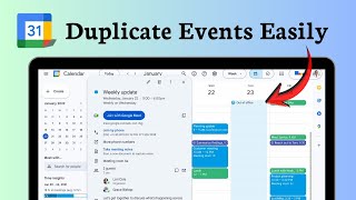 How to copy an event in Google Calendar (Time Saver)