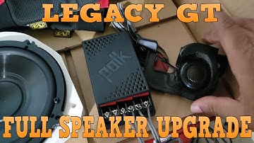 Subaru Legacy GT Sound System Upgrade Stage 1: Polk DB6502/652 Speaker Install Full Walkthrough