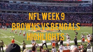 Week 9 Browns beat Bengals 41-16 Highlights - Baker Mayfield, Nick Chubb, Joe Burrow, Joe Mixon