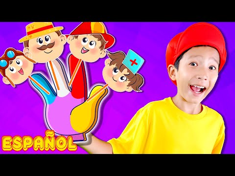 Familia Dedo ¿Dónde Estás? ¡Aquí Estoy, Aquí Estoy! ☝️🎶 | Canciones Infantiles