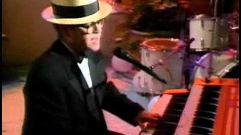Elton John - The Two Ronnies  UK TV 1987 (December 25th) Christmas Special - Candle In The Wind
