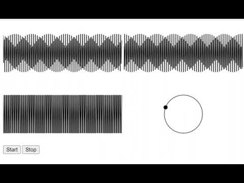 Visualizing Sound Waves (HTML and Javascript)