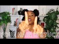 6 REASONS WHY YOUR NATURAL HAIR IS NOT GROWING