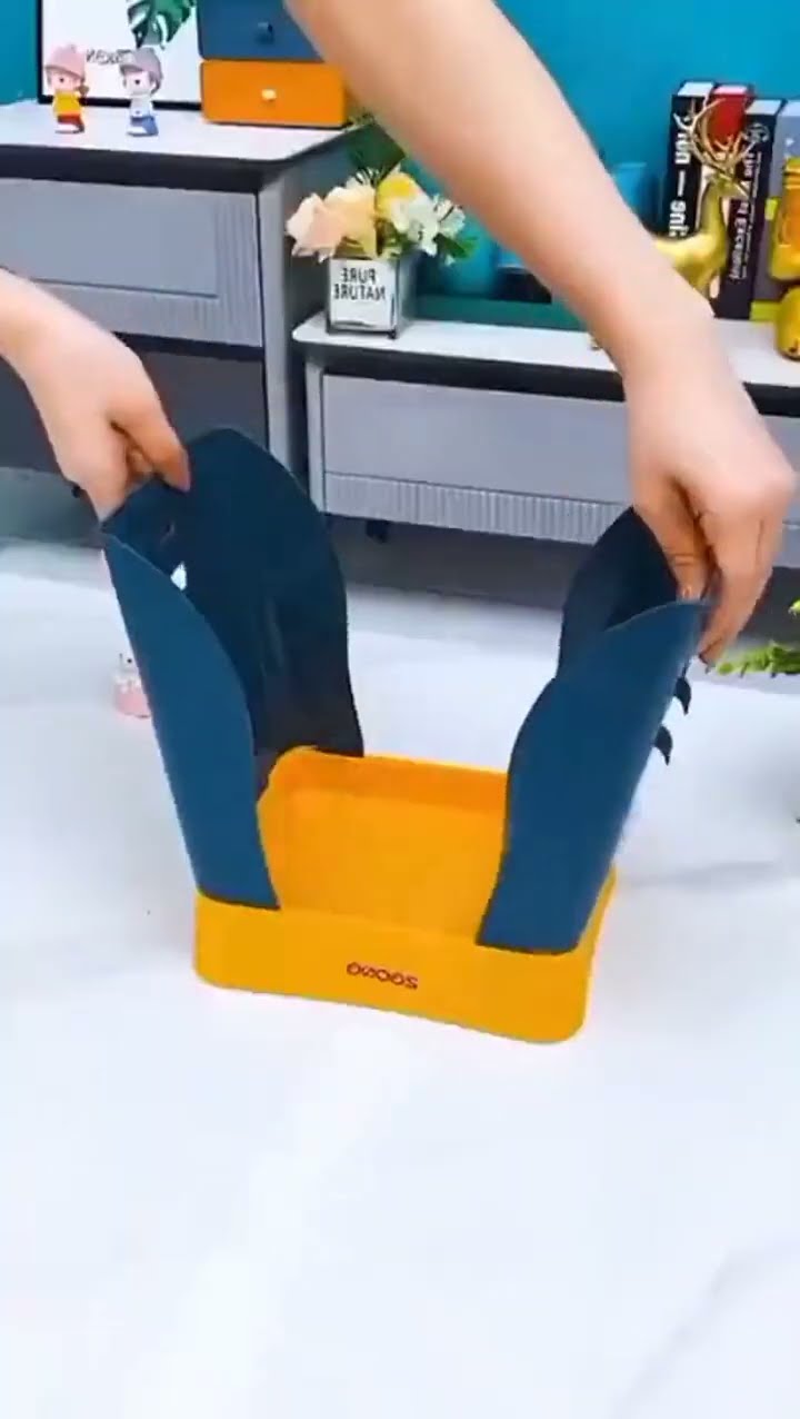 Portable Easy Pastel Trash Bag Holder