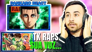 Rap do Eren Yeager TK RAPS e Rap Então Eu Transformo Ft. @VG BEATS // TK RAPS  | React 225