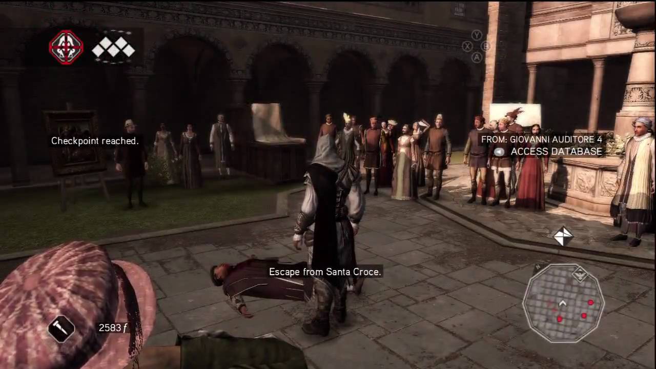 Assassin's Creed 2 Gameplay Part 1 of 6 720p - YouTube