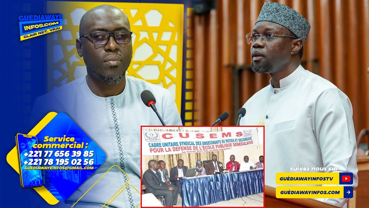 Amadou Ba (CUSEMS) critique la gestion du dossier par le gouvernement Sonko