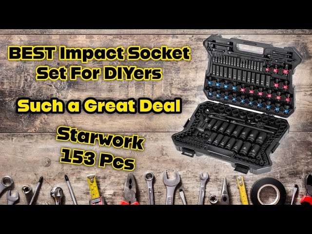One of the BEST Impact Socket Sets for the Money Starwork 153 Pc