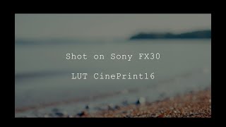 Sony FX30 4K SLOG3 test footage - LUT CinePrint16