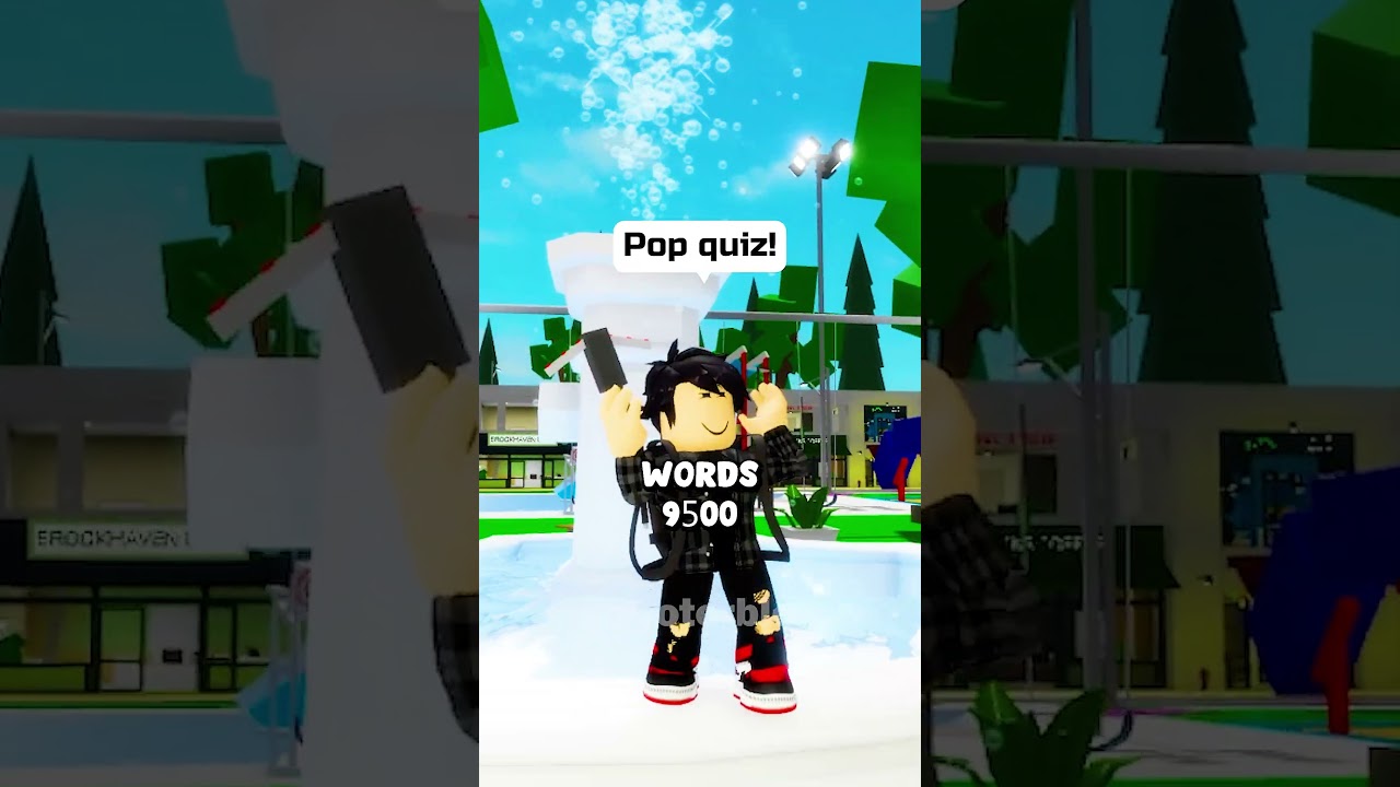 BULLY STEALS WORDS IN ROBLOX BROOKHAVEN 🔴🪐 #shorts
