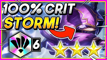 *100% CRIT STORM* ⭐⭐⭐ KENNEN! - TFT 10.21B Teamfight Tactics FATES Guide BEST PBE Comps SET 4 Meta