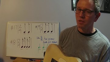 2/4 Time Signature. Strum patterns 17-19.