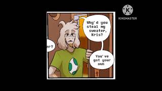 Asriel back from college (Deltarune comic dub) ll read on the description ll