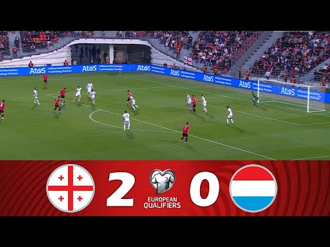 საქართველო - ლუქსემბურგი [2-0] | 2024 წლის ევროპის შესარჩევი | მატჩის მაჩვენებლები!